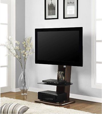 Latest Virginia Tv Stands For Tvs Up To 50" Regarding Modern Tv Stand With Mount For Tvs Up To 50 Inches, Walnut (View 13 of 15)