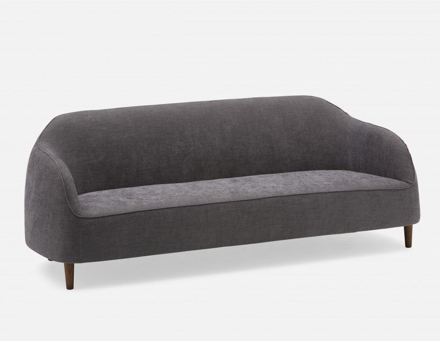 Laurel – 3 Seater Sofa – Grey | Modern Furniture Living For Laurel Gray Sofas (View 8 of 15)