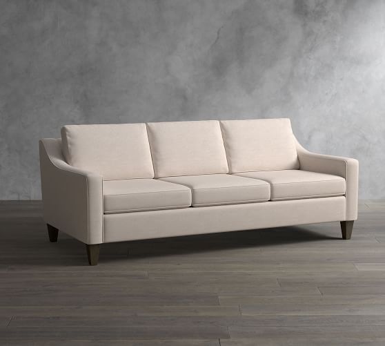 Laurel Fabric Sofa | Pottery Barn | Upholstered Sofa, Sofa In Laurel Gray Sofas (View 9 of 15)