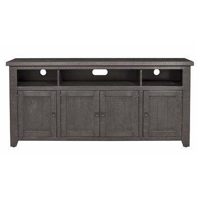 Loon Peak® Rooney Solid Wood Tv Stand For Tvs Up To 75 Inside Best And Newest Chrissy Tv Stands For Tvs Up To 75" (Photo 10 of 15)