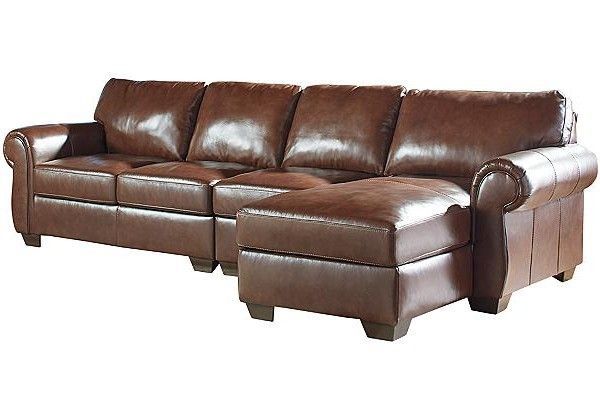 Lugoro 3 Piece Sectional | Leather Chaise Sofa, Furniture With Regard To 3Pc Miles Leather Sectional Sofas With Chaise (View 7 of 15)