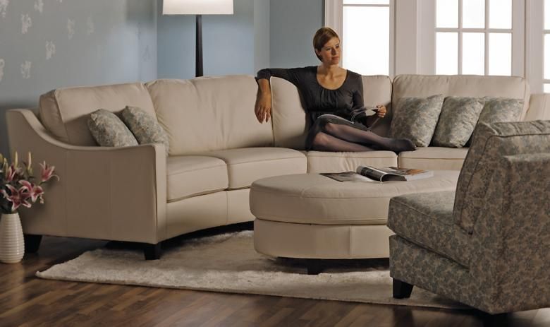 Luna Curved Leather Sofa Set Http://Www Intended For Luna Leather Sectional Sofas (View 7 of 15)