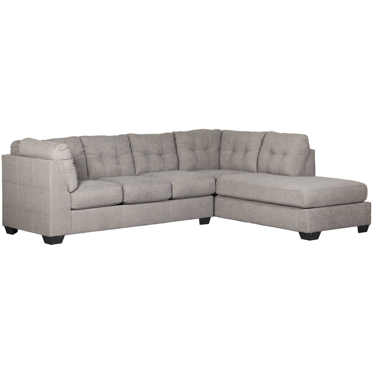 Maier Charcoal 2 Piece Sectional With Raf Chaise 4520017 Pertaining To Evan 2 Piece Sectionals With Raf Chaise (View 13 of 15)
