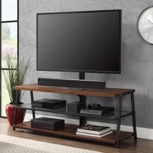 Mainstays Arris 3 In 1 Tv Stand For Televisions Up To 70 Regarding Favorite Mainstays Arris 3 In 1 Tv Stands In Canyon Walnut Finish (View 14 of 15)