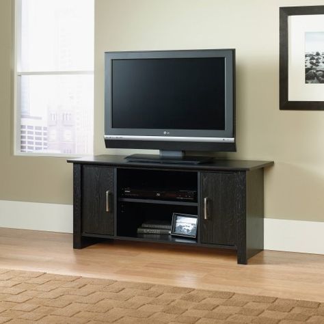 Mainstays Tv Stand For Flat Screen Tvs Up To 47', Multiple Pertaining To 2017 Mainstays Parsons Tv Stands With Multiple Finishes (View 9 of 15)