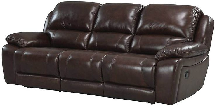 Marco Genuine Leather Power Reclining Sofa – Chocolate With Regard To Marco Leather Power Reclining Sofas (View 13 of 15)