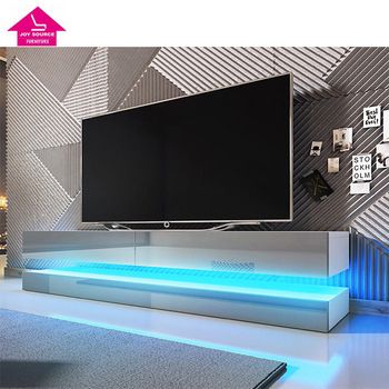 Modern Led Light Tv Cabinet Wooden Tv Media Table Design Intended For Well Known Milano White Tv Stands With Led Lights (View 14 of 15)