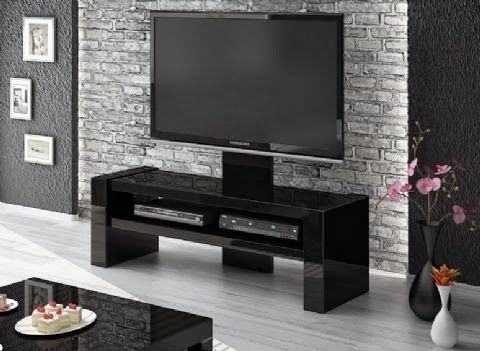 Modern Tvstands: Different Types Of Tv Stand Designs To Intended For 2018 Tabletop Tv Stands Base With Black Metal Tv Mount (View 14 of 15)