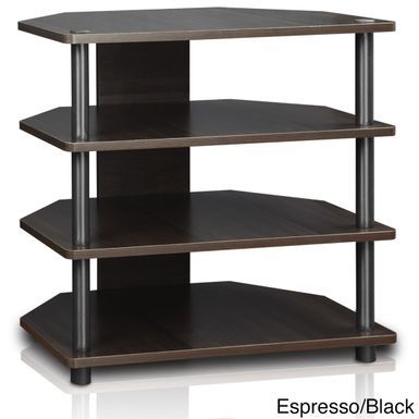 Most Current Tv Stands For Tube Tvs Throughout Rent To Own Furinno Turn N Tube 4 Tier Corner Tv Stand (View 1 of 15)