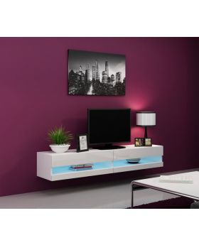Most Current White Tv Stands For Flat Screens With Regard To Tv Cabinets (View 10 of 15)