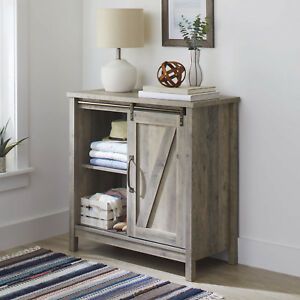 Most Popular Modern Sliding Door Tv Stands Intended For Storage Cabinet With Door Wood Modern Farmhouse Barn (View 15 of 15)