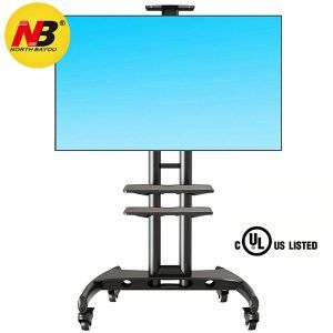 Most Popular Upright Tv Stands With Regard To Top 10 Best Rolling Tv Stands For Flat Screen ( (View 7 of 15)