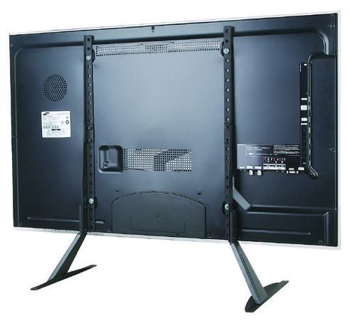 Most Recent Modern Black Tabletop Tv Stands Regarding 37" 65" Table Top Tv Stand Legs (sds201) (Photo 10 of 15)