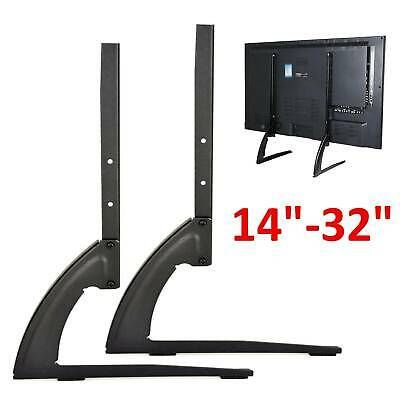 Most Recent Tv Stands With Cable Management For Tvs Up To 55" With Universal Table Top Tv Stand Base Vesa Pedestal Mount  (View 10 of 15)