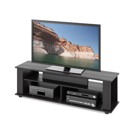Most Recent Wolla Tv Stands For Tvs Up To 65" Throughout Corliving Ravenwood Black Tv Stand, For Tvs Up To 65" Tv (View 3 of 15)