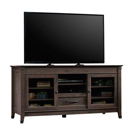 Most Recently Released Carson Tv Stands In Black And Cherry In Sauder Carson Forge Tv Stand For Tvs Up To 60", Coffee Oak (View 3 of 15)