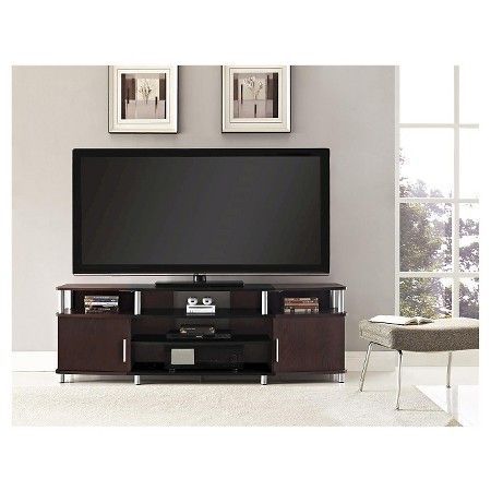 Most Up To Date Carson Tv Stands In Black And Cherry Pertaining To Pin On Home Ideas (View 9 of 15)