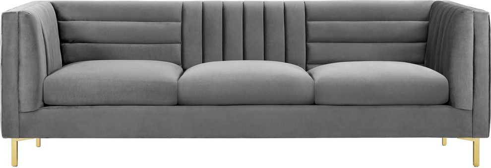 Nash Sofa – Contemporary – Sofas  Hedgeapple Inside Riley Retro Mid Century Modern Fabric Upholstered Left Facing Chaise Sectional Sofas (View 12 of 15)