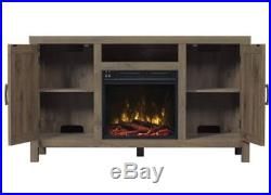 Newest Rustic Tv Stands For Sale Pertaining To Rustic Electric Fireplace Tv Stand Wood Console (Photo 14 of 15)