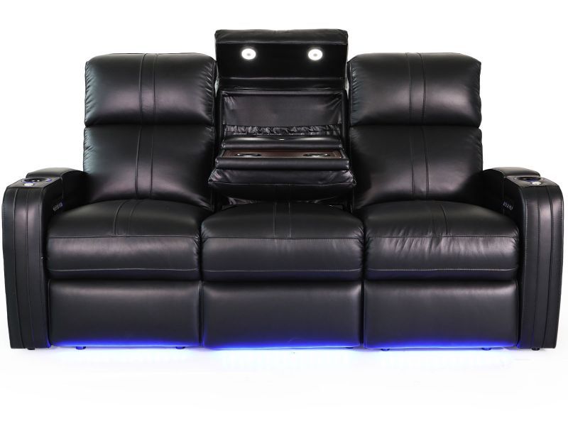 Octane Seating Flash Hr Power Reclining Sofa With Middle With Raven Power Reclining Sofas (View 14 of 15)