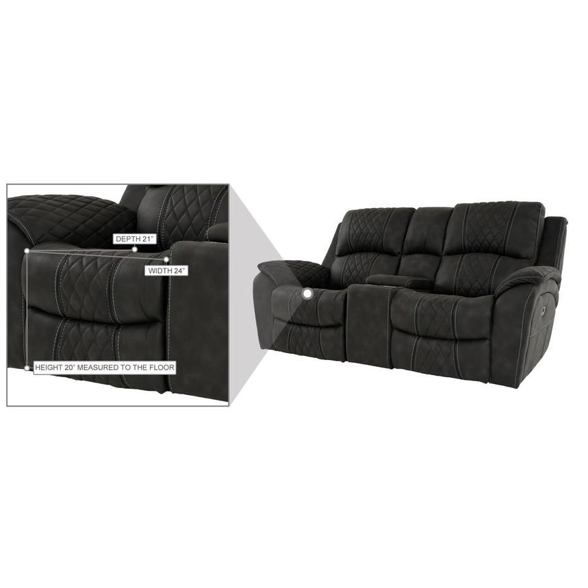 Panther Leather Power Reclining Sofa Console Loveseat In Panther Fire Leather Dual Power Reclining Sofas (View 12 of 15)