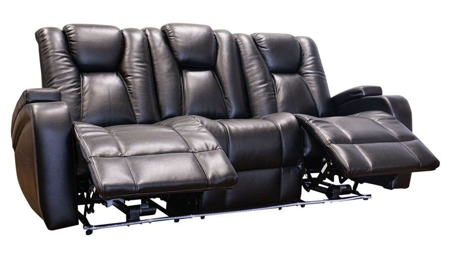 Panther Leather Power Reclining Sofa Console Loveseat Regarding Panther Fire Leather Dual Power Reclining Sofas (View 6 of 15)