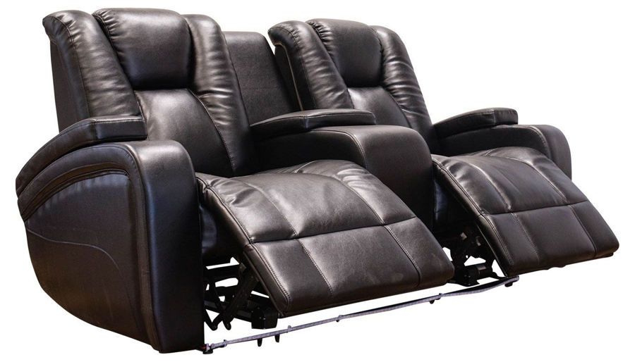 Panther Leather Power Reclining Sofa Console Loveseat With Regard To Panther Fire Leather Dual Power Reclining Sofas (View 11 of 15)