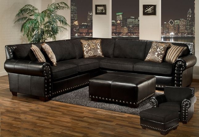 Pin On Home Throughout 2pc Polyfiber Sectional Sofas With Nailhead Trims Gray (Photo 13 of 15)