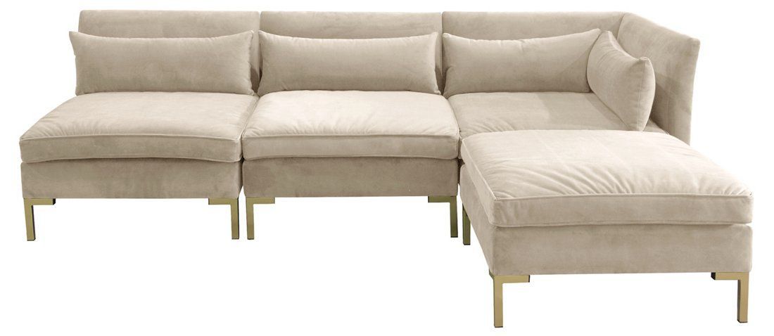 Pin On Small Living Rooms For 4Pc Alexis Sectional Sofas With Silver Metal Y Legs (View 8 of 15)