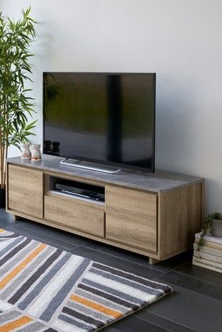 Popular Exhibit Corner Tv Stands In Buy Barkley Wide Tv Stand From The Next Uk Online Shop (View 1 of 15)
