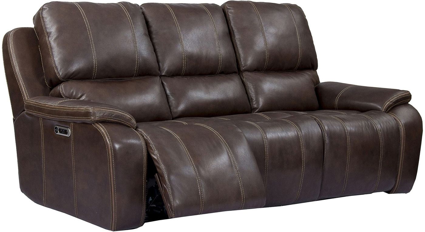 Potter Leather Power Dual Reclining Sofa With Usb Charging Inside Nolan Leather Power Reclining Sofas (View 12 of 15)