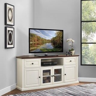 Preferred Alexandria Corner Tv Stands For Tvs Up To 48" Mahogany In Black 60 Inch Corner Tv Stand – Overstock –  (View 14 of 15)