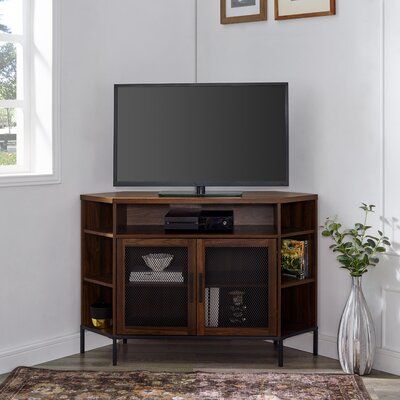 Preferred Corner Tv Stands For Tvs Up To 43" Black Within 55 Inch Tv Corner Tv Stands & Entertainment Centers You'll (View 2 of 15)