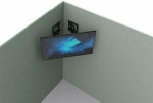 Preferred Hex Corner Tv Stands For Full Motion Tv Wall Mount Bracket Articulating Corner (Photo 11 of 15)