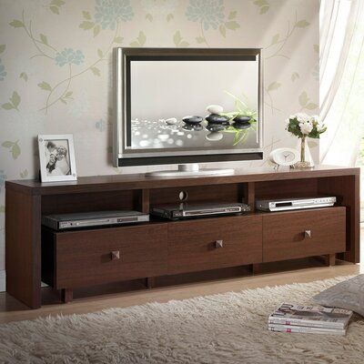 Recent Miconia Solid Wood Tv Stands For Tvs Up To 70" Regarding 75 Inch Tv Stands & Entertainment Centers You'Ll Love In (View 14 of 15)
