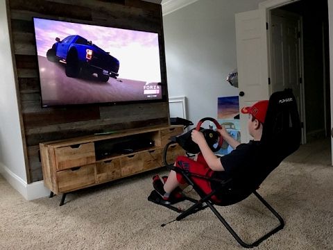 Recent Playroom Tv Stands Within Playseat Challenge Racing Simulator Review (Photo 12 of 15)