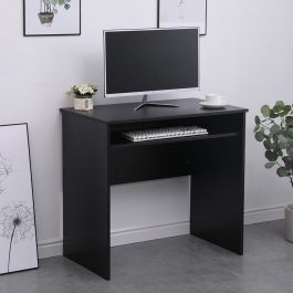 Recent Rfiver Modern Black Floor Tv Stands For Newport Computer Desk Black (View 11 of 15)