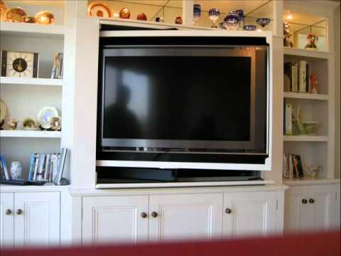Recent Tv Stands With Drawer And Cabinets With Revolving Tv Cabinet And Bookcase – Youtube (Photo 9 of 15)