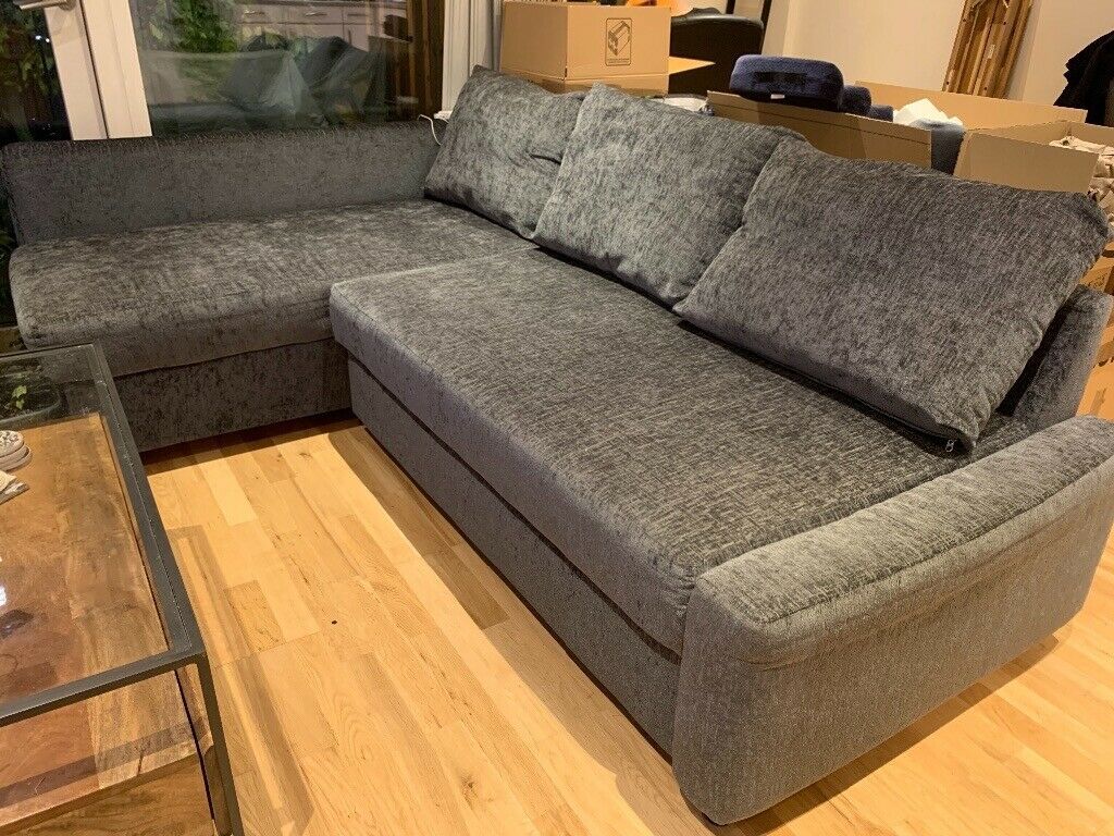 Reserved Grey Ikea Corner Sofa Bed With Storage | In Throughout Ikea Corner Sofas With Storage (View 13 of 15)