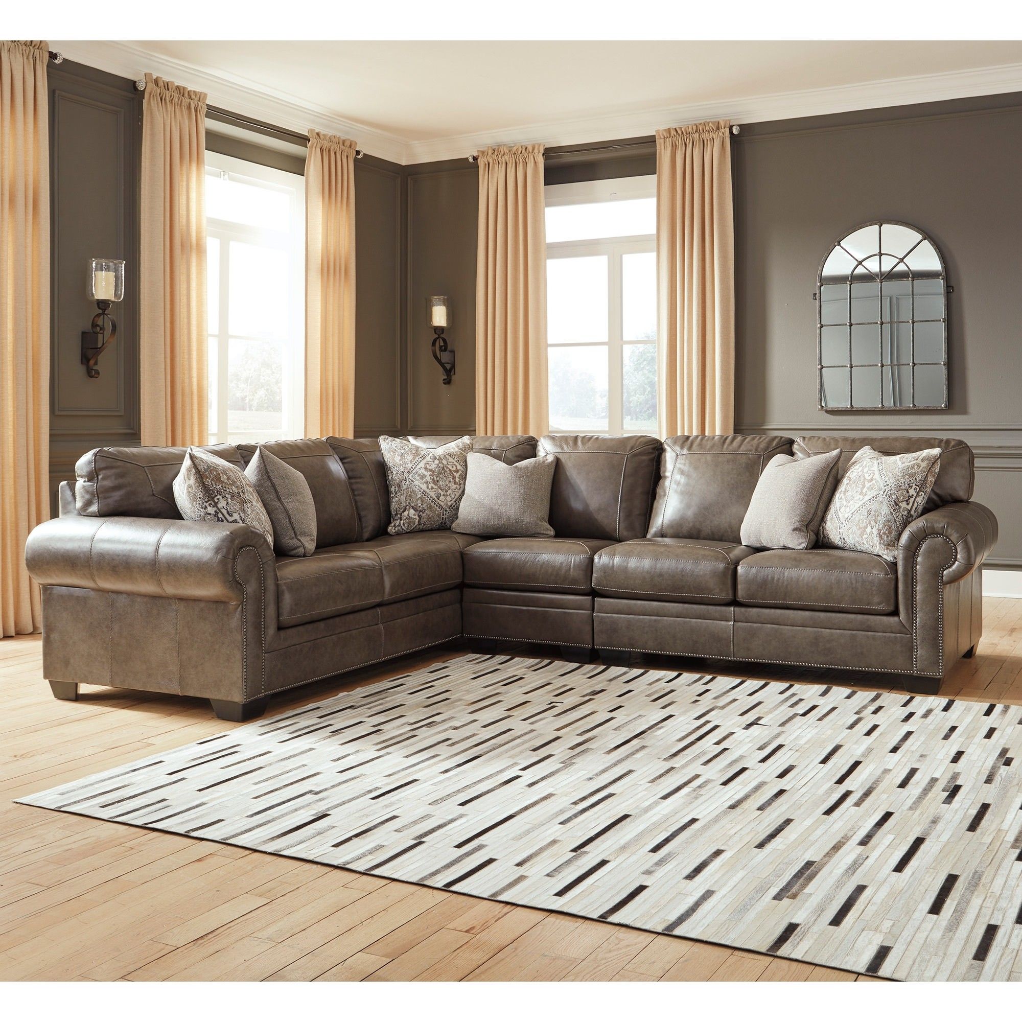 Roleson 3 Piece Sectional – Bernie & Phyl's Furniture – Throughout 3pc Polyfiber Sectional Sofas (Photo 1 of 15)