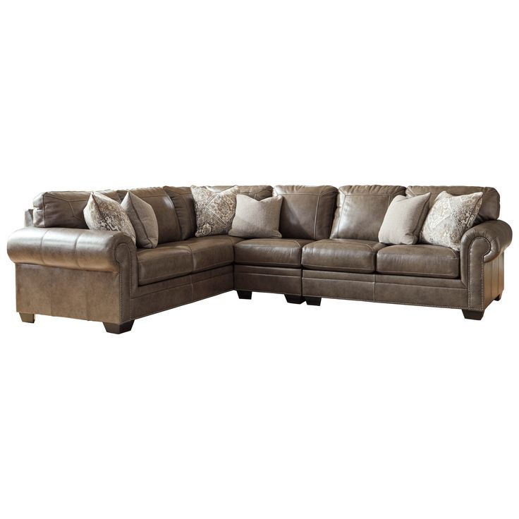 Roleson 3 Piece Sectionalsignature Designashley At Regarding 3Pc Miles Leather Sectional Sofas With Chaise (View 3 of 15)