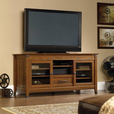 Sauder Carson Forge Tv Stand For Tvs Up To 60", Washington For Trendy Ameriwood Home Carson Tv Stands With Multiple Finishes (View 10 of 15)