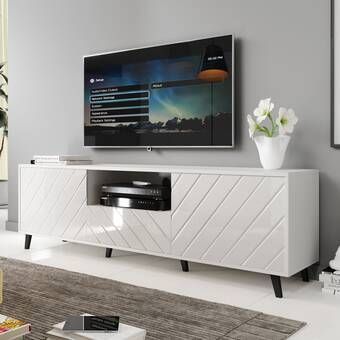Schall Tv Stand For Tvs Up To 78" In  (View 15 of 15)