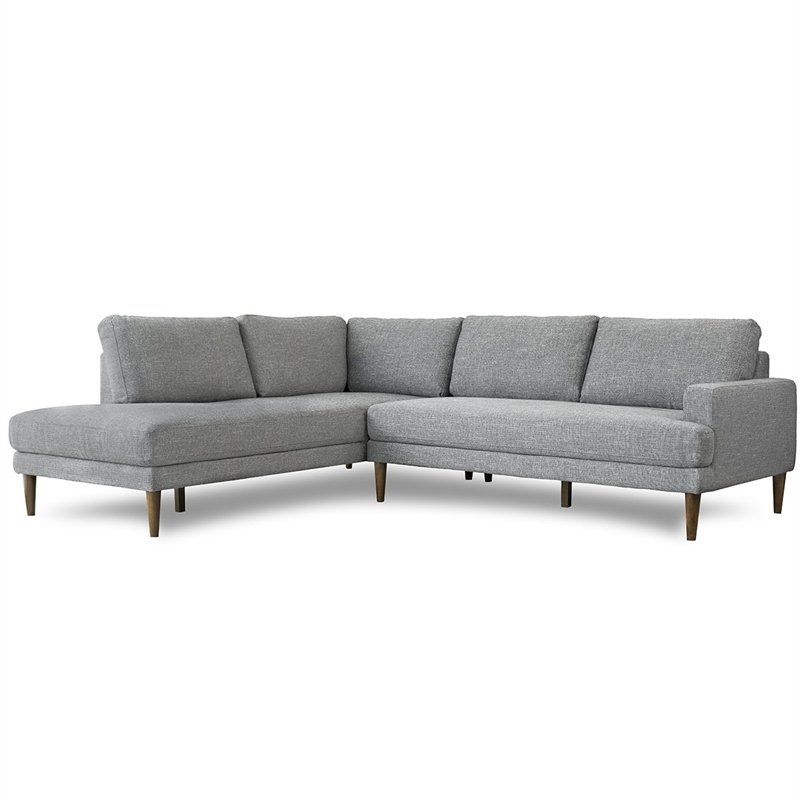 Sectional Couches: Buy Living Room Sectional Sofas Online In 102&quot; Stockton Sectional Couches With Reversible Chaise Lounge Herringbone Fabric (View 11 of 15)