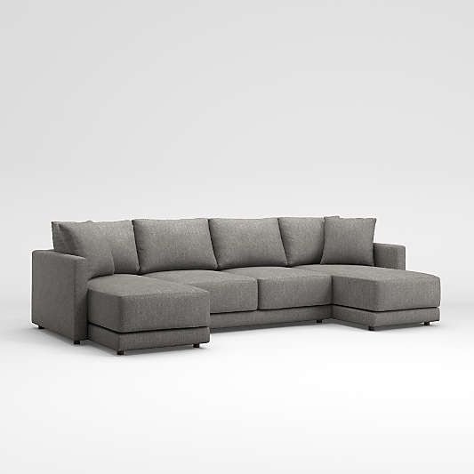 Sectional Sofas & Couches – Living Room Sectionals | Crate Throughout Setoril Modern Sectional Sofa Swith Chaise Woven Linen (View 4 of 15)