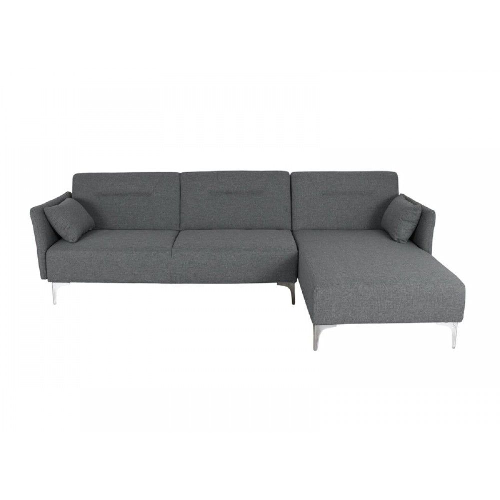 Sectional Sofa,Sofa Bed,Right Side Facing Chaise,Linen Regarding Polyfiber Linen Fabric Sectional Sofas Dark Gray (View 11 of 15)