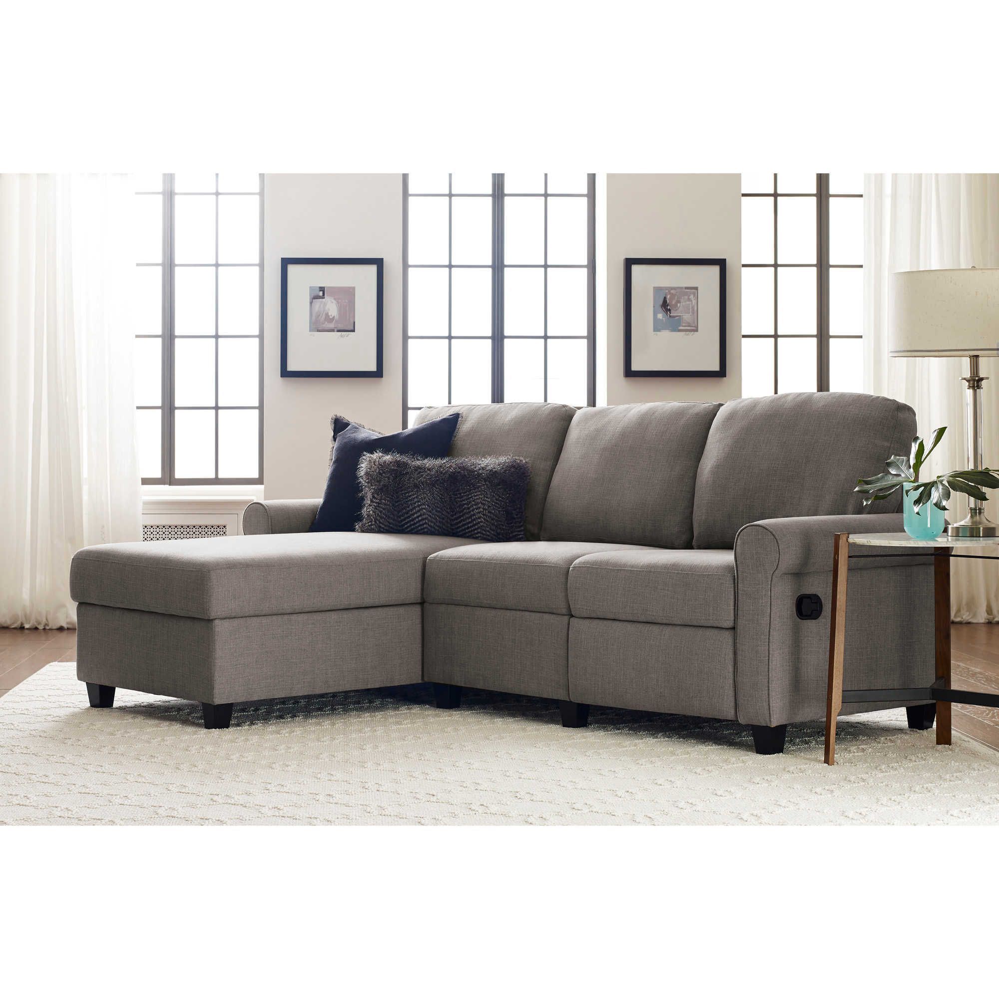 Serta® Copenhagen Reclining Sectional Sofa With Storage With Copenhagen Reclining Sectional Sofas With Right Storage Chaise (Photo 1 of 15)