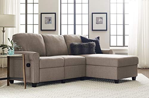Serta Copenhagen Reclining Sectional With Right Storage In Copenhagen Reclining Sectional Sofas With Left Storage Chaise (View 3 of 15)