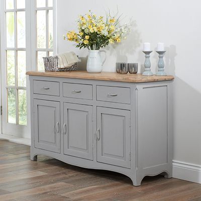 Seville Grey Painted Distressed Sideboard – Robson Furniture Inside 2017 Coffee Tables And Tv Stands Matching (View 10 of 15)