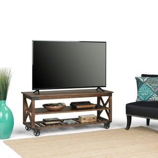 Shop Furniture Of America Town Industrial 60 Inch Oak Intended For Well Known Canyon Oak Tv Stands (Photo 5 of 15)